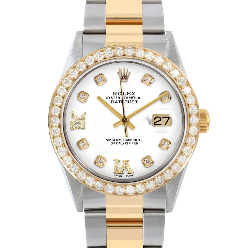 Rolex Datejust 36mm | 16013-WHT-8DR69-25CT-OYS