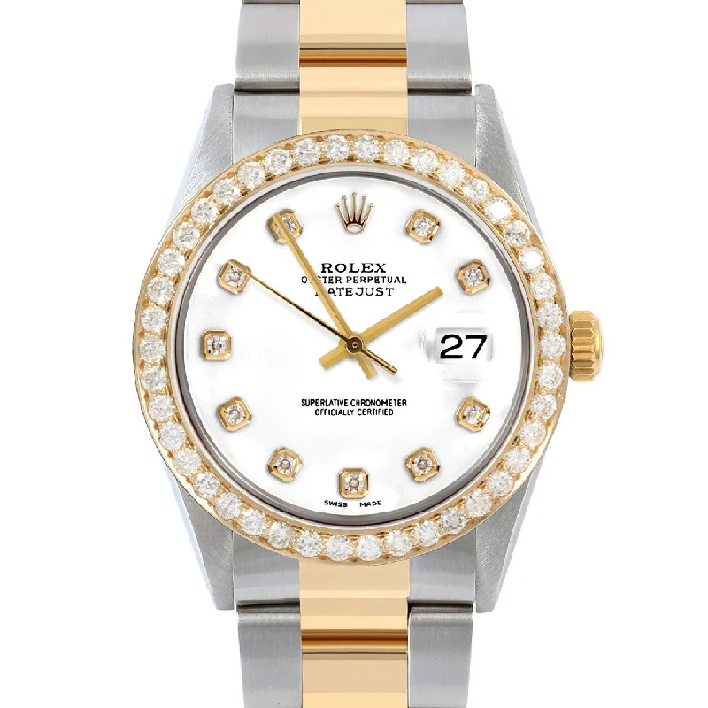 Rolex Datejust 36mm | 16013-WHT-DIA-AM-25CT-OYS