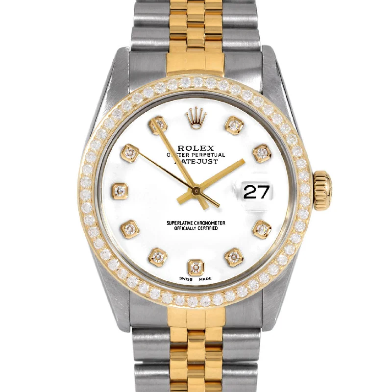 Rolex Datejust 36mm | 16013-WHT-DIA-AM-BDS-JBL