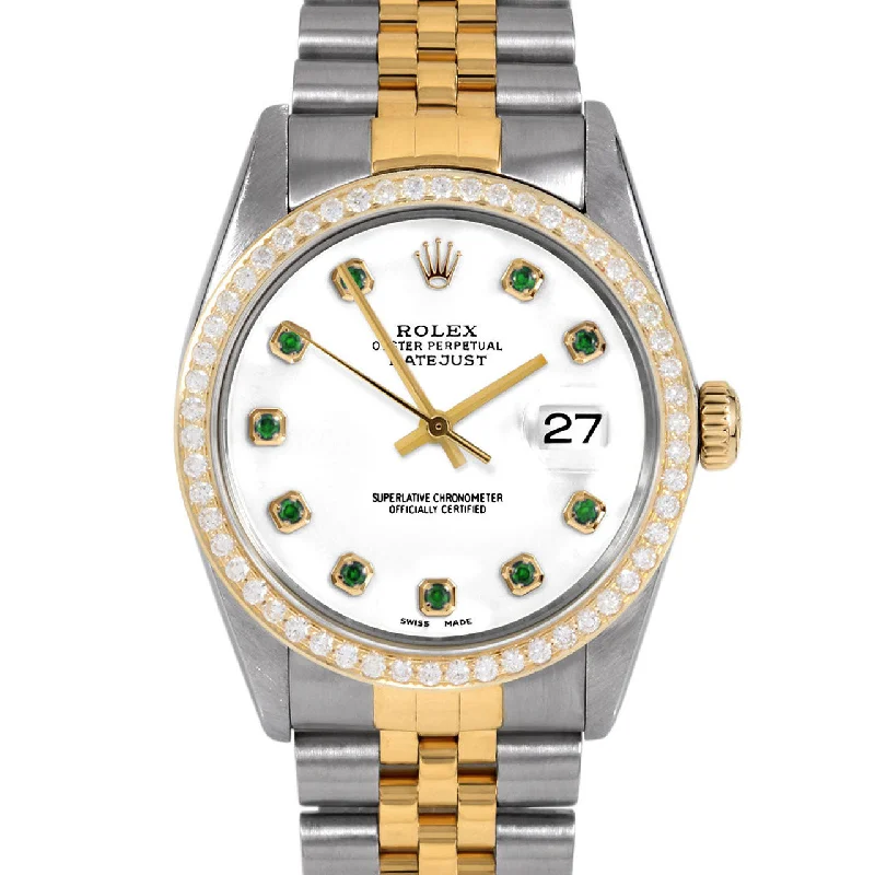 Rolex Datejust 36mm | 16013-WHT-EMD-AM-BDS-JBL