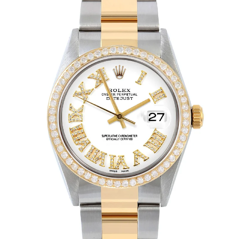 Rolex Datejust 36mm | 16013-WHT-FDR-BDS-OYS