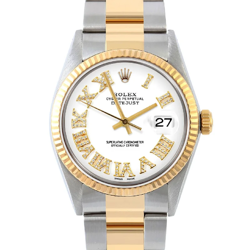 Rolex Datejust 36mm | 16013-WHT-FDR-FLT-OYS