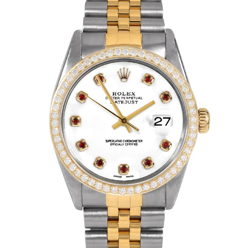 Rolex Datejust 36mm | 16013-WHT-RBY-AM-BDS-JBL