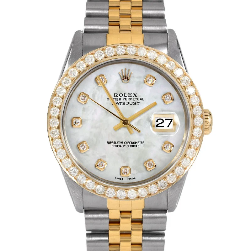 Rolex Datejust 36mm | 16013-WMOP-DIA-AM-25CT-JBL