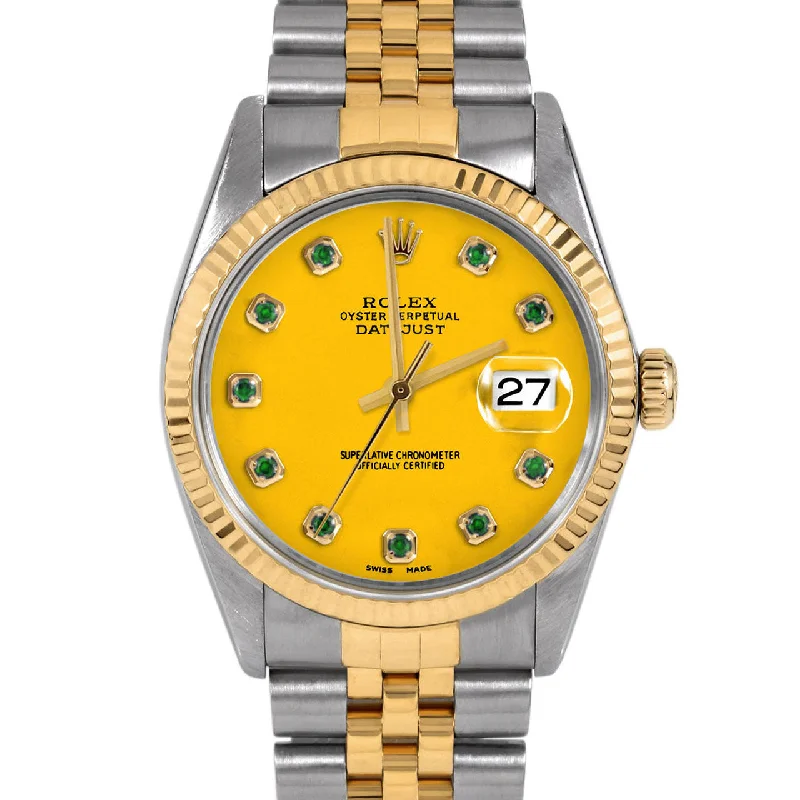 Rolex Datejust 36mm | 16013-YLW-EMD-AM-FLT-JBL