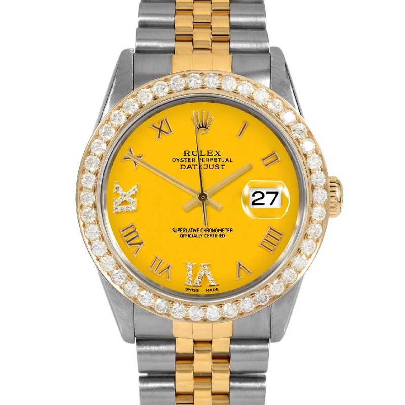 Rolex Datejust 36mm | 16013-YLW-RDR69-25CT-JBL