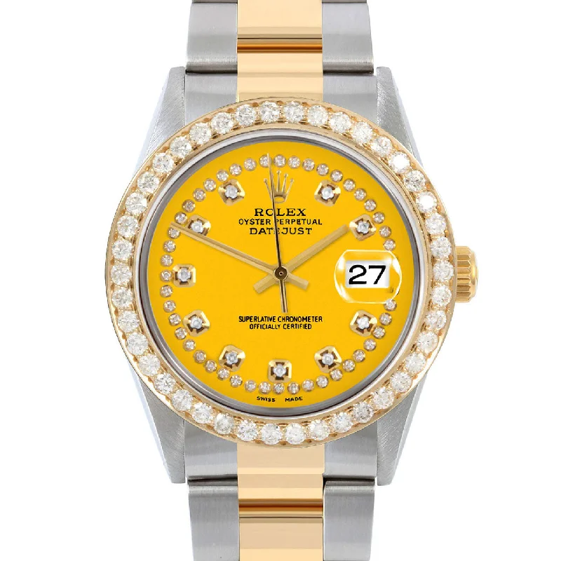 Rolex Datejust 36mm | 16013-YLW-STRD-25CT-OYS