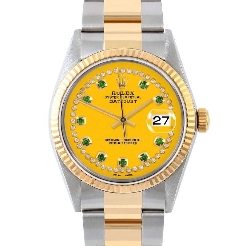 Rolex Datejust 36mm | 16013-YLW-STRE-FLT-OYS