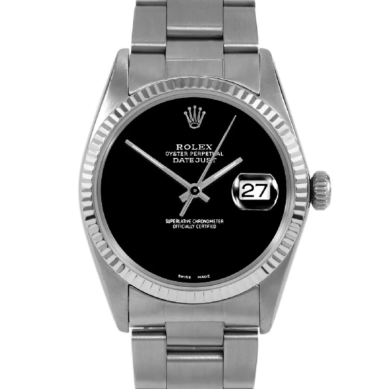 Rolex Datejust 36mm | 16014-BLK-NOHM-FLT-OYS