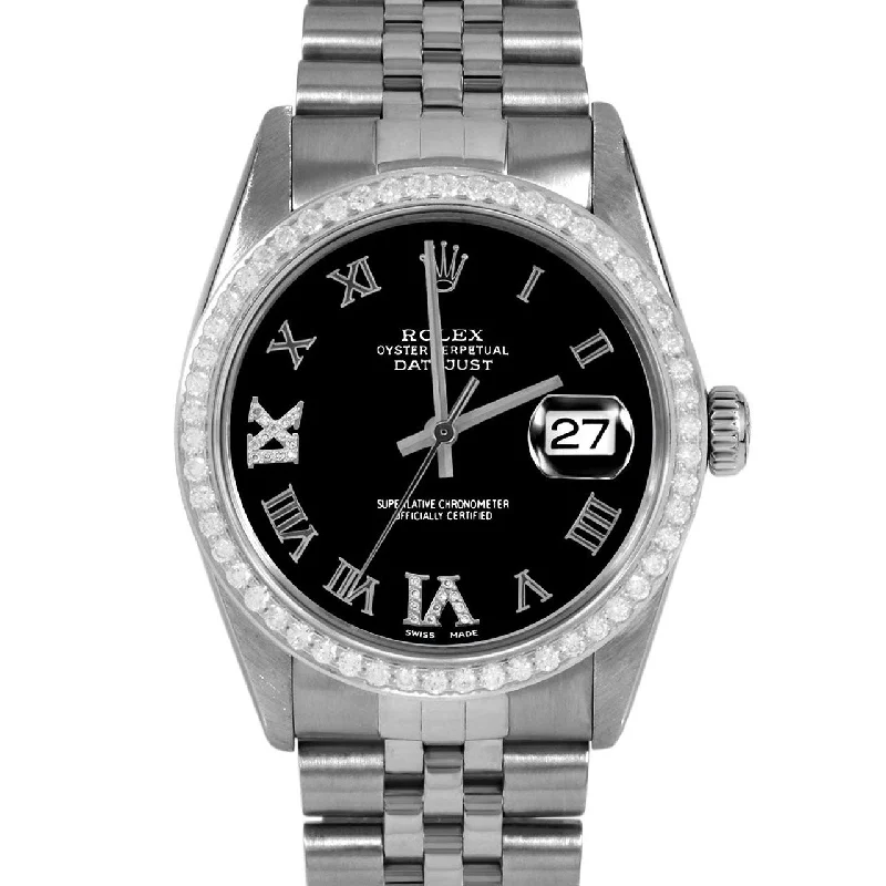 Rolex Datejust 36mm | 16014-BLK-RDR69-BDS-JBL