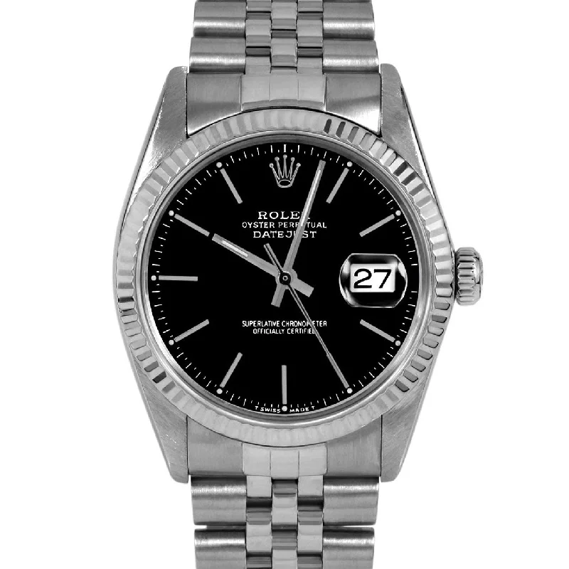 Rolex Datejust 36mm | 16014-BLK-STK-FLT-JBL