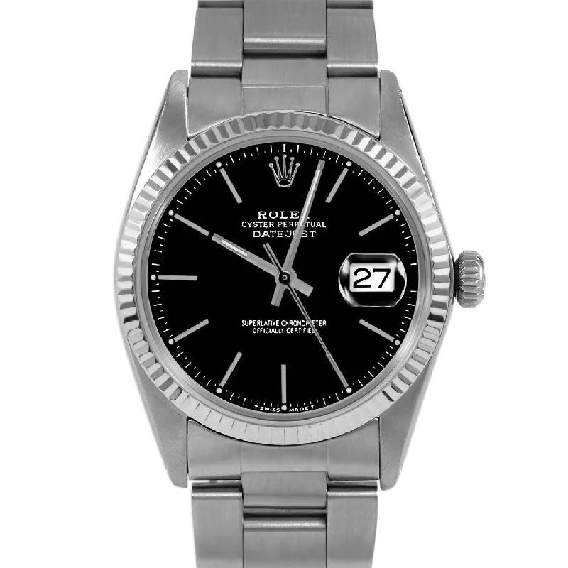 Rolex Datejust 36mm | 16014-BLK-STK-FLT-OYS