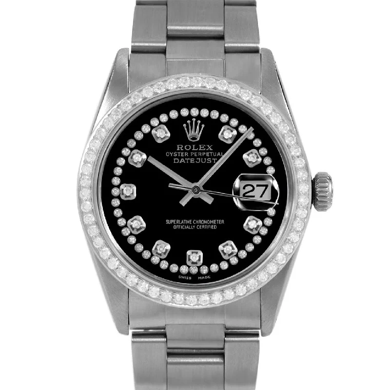 Rolex Datejust 36mm | 16014-BLK-STRD-BDS-OYS