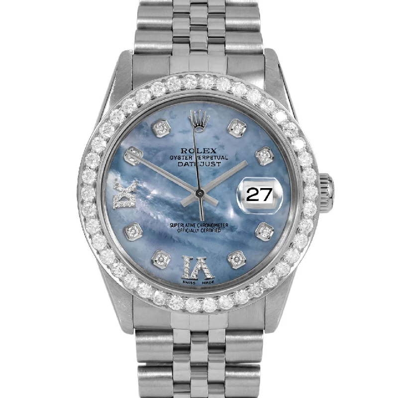 Rolex Datejust 36mm | 16014-BLMOP-8DR69-25CT-JBL