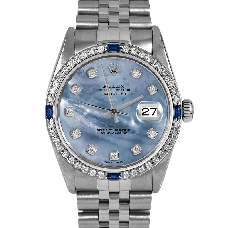 Rolex Datejust 36mm | 16014-BLMOP-DIA-AM-4SPH-JBL