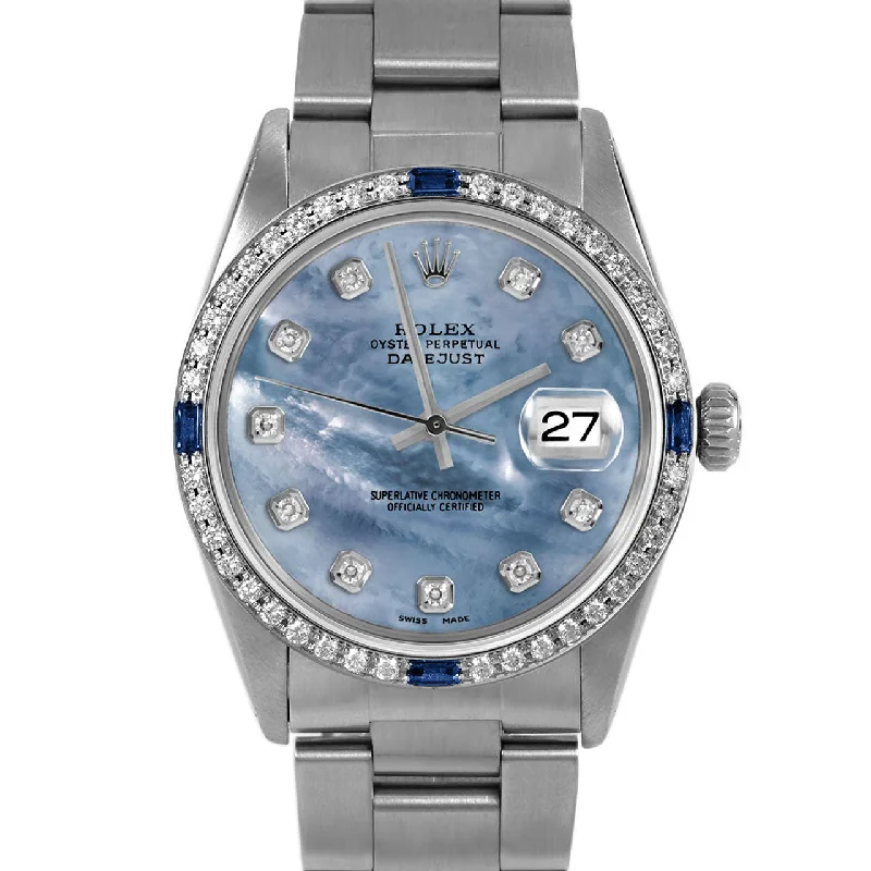 Rolex Datejust 36mm | 16014-BLMOP-DIA-AM-4SPH-OYS