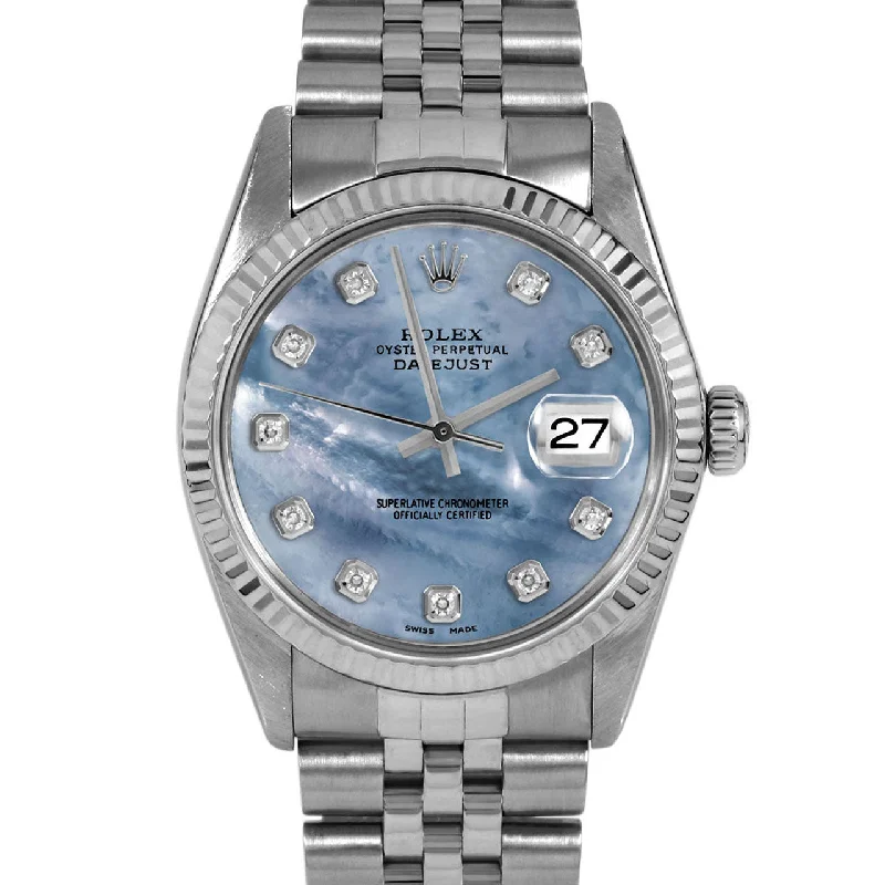 Rolex Datejust 36mm | 16014-BLMOP-DIA-AM-FLT-JBL