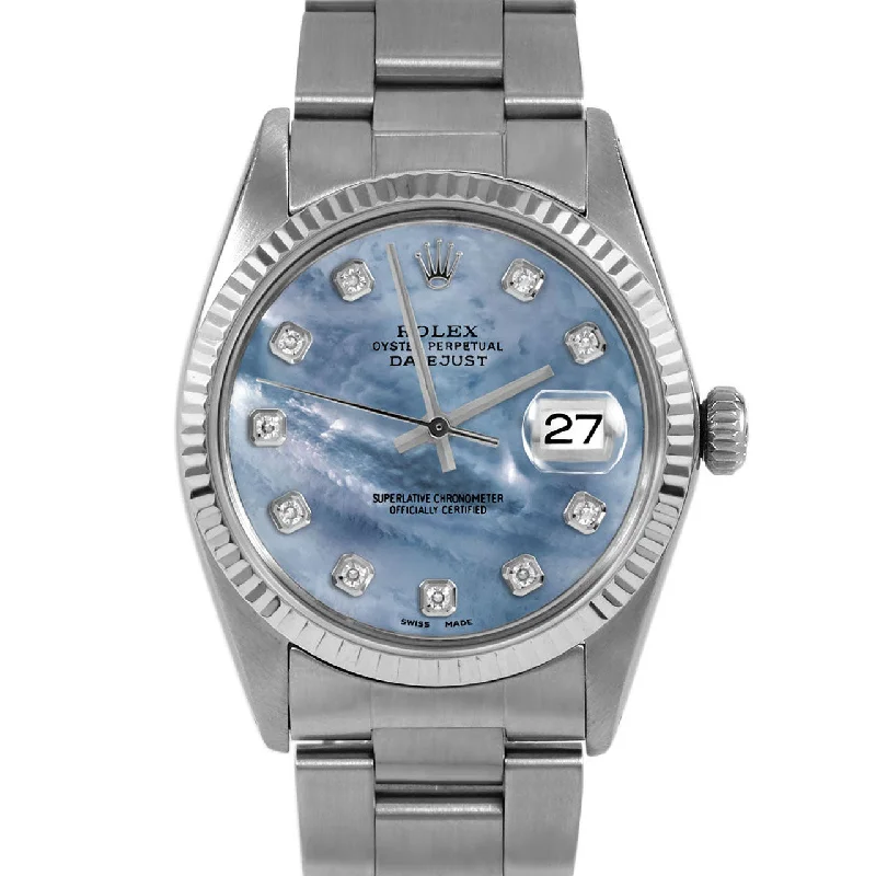 Rolex Datejust 36mm | 16014-BLMOP-DIA-AM-FLT-OYS