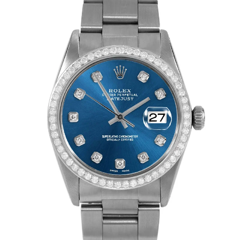 Rolex Datejust 36mm | 16014-BLU-DIA-AM-BDS-OYS