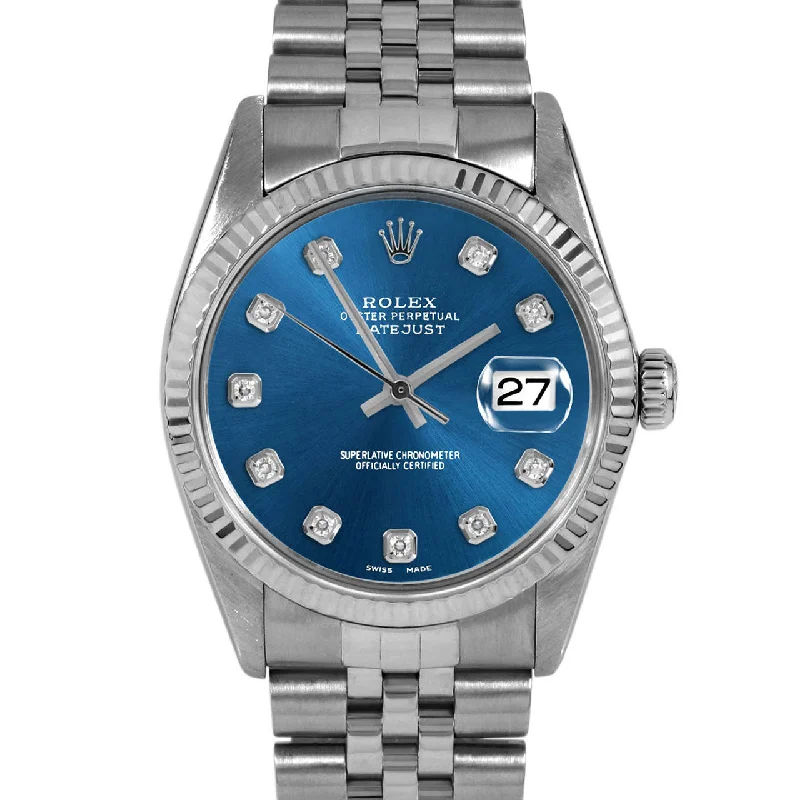 Rolex Datejust 36mm | 16014-BLU-DIA-AM-FLT-JBL