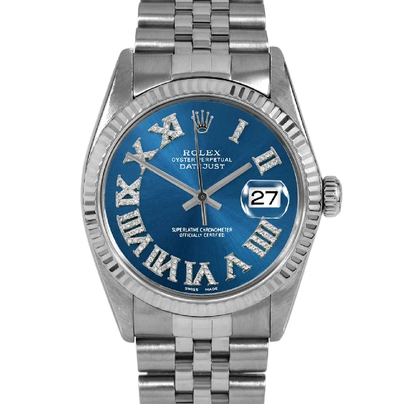 Rolex Datejust 36mm | 16014-BLU-FDR-FLT-JBL