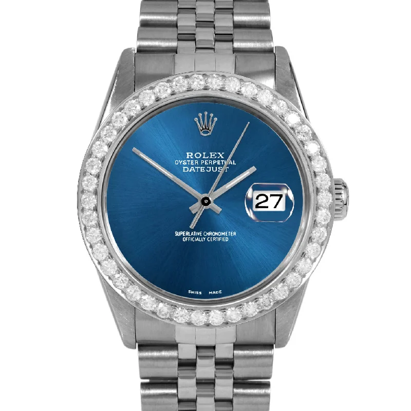 Rolex Datejust 36mm | 16014-BLU-NOHM-25CT-JBL