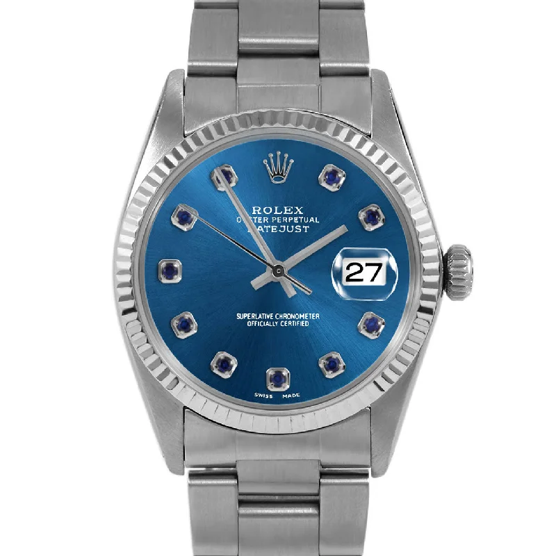 Rolex Datejust 36mm | 16014-BLU-SPH-AM-FLT-OYS