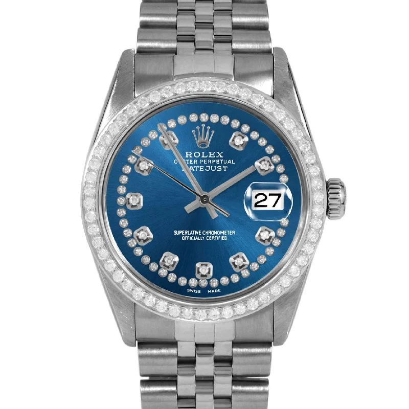 Rolex Datejust 36mm | 16014-BLU-STRD-BDS-JBL