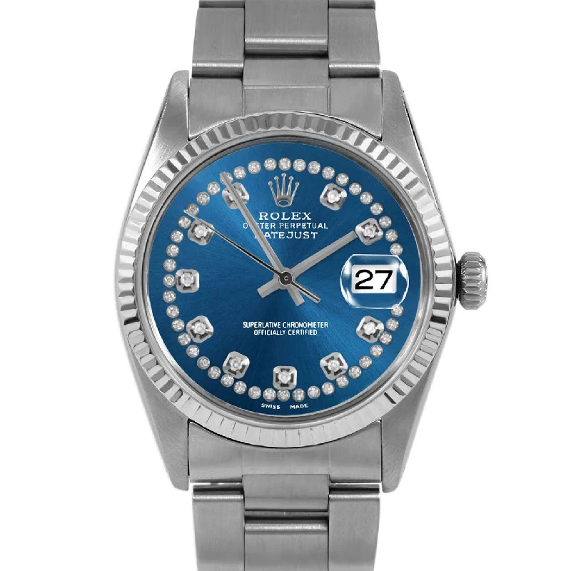 Rolex Datejust 36mm | 16014-BLU-STRD-FLT-OYS