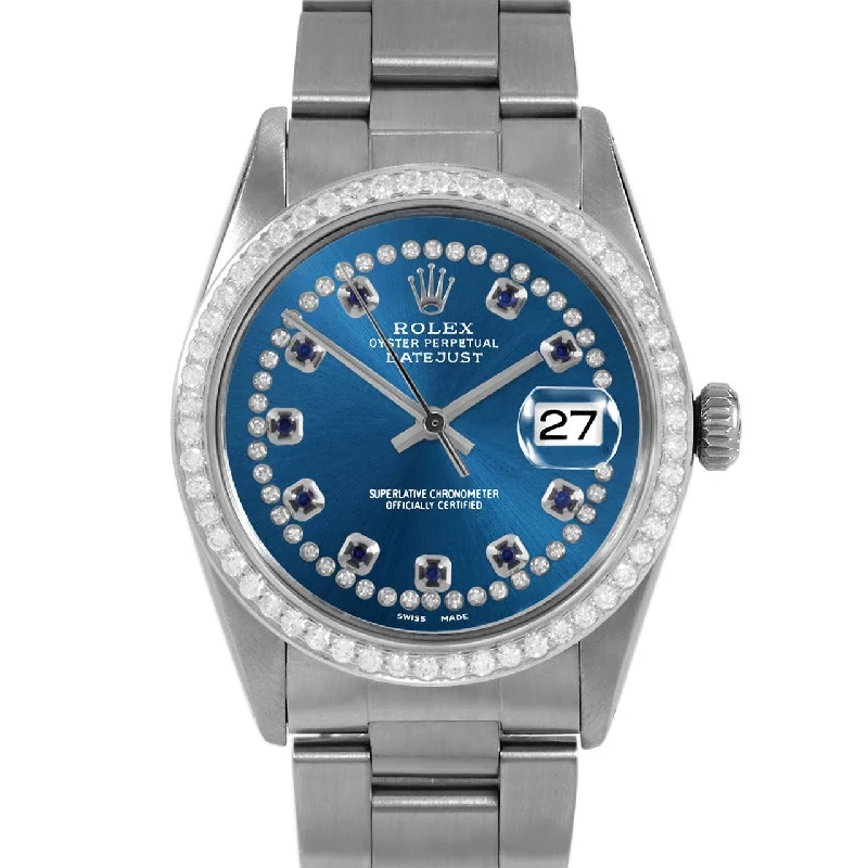 Rolex Datejust 36mm | 16014-BLU-STRS-BDS-OYS