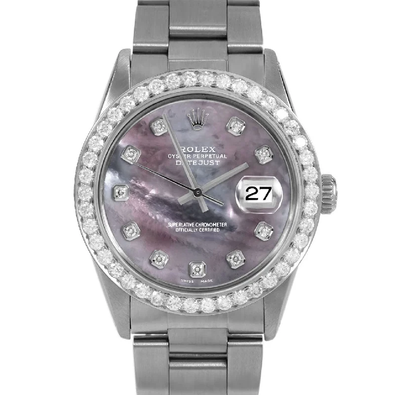 Rolex Datejust 36mm | 16014-BMOP-DIA-AM-25CT-OYS