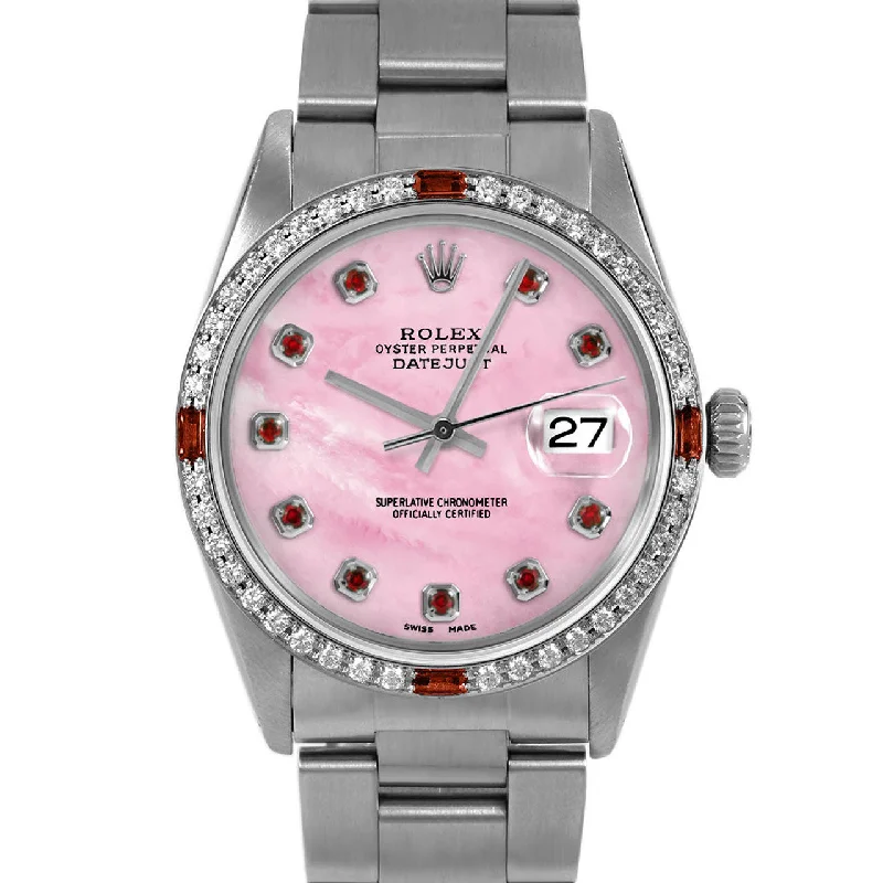 Rolex Datejust 36mm | 16014-PMOP-RBY-AM-4RBY-OYS