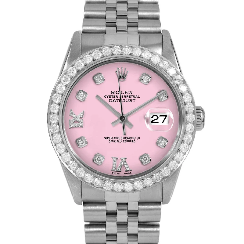 Rolex Datejust 36mm | 16014-PNK-8DR69-25CT-JBL