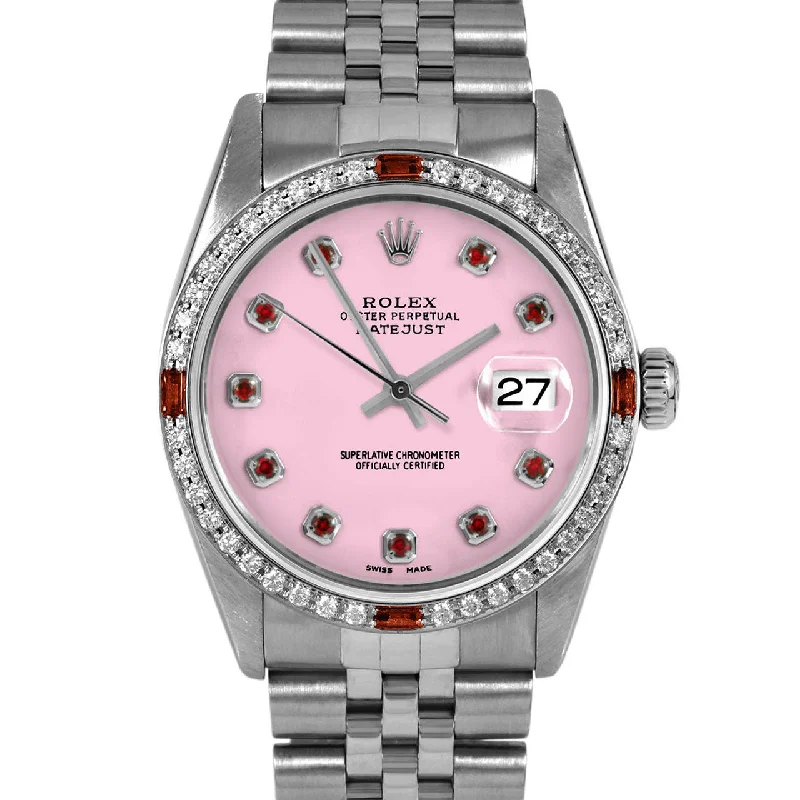 Rolex Datejust 36mm | 16014-PNK-RBY-AM-4RBY-JBL