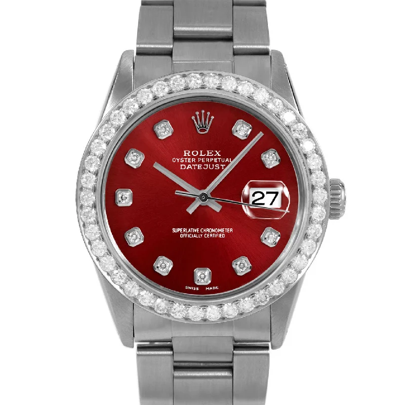 Rolex Datejust 36mm | 16014-RED-DIA-AM-25CT-OYS