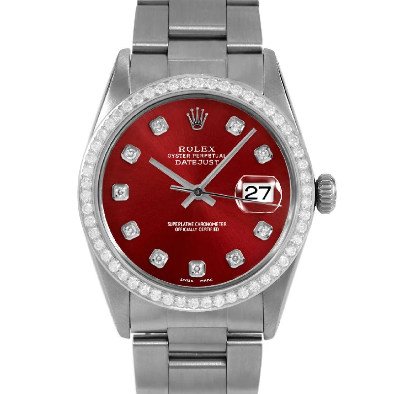 Rolex Datejust 36mm | 16014-RED-DIA-AM-BDS-OYS