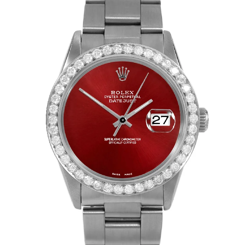 Rolex Datejust 36mm | 16014-RED-NOHM-25CT-OYS