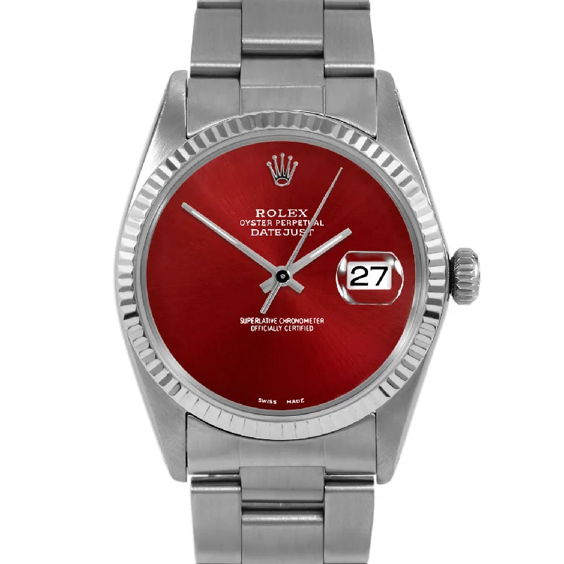 Rolex Datejust 36mm | 16014-RED-NOHM-FLT-OYS