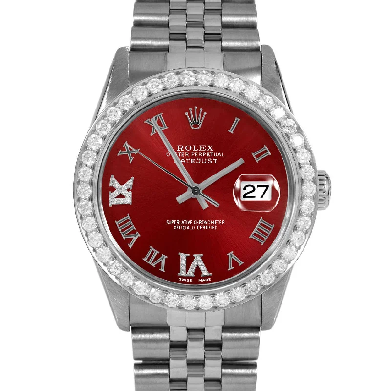 Rolex Datejust 36mm | 16014-RED-RDR69-25CT-JBL