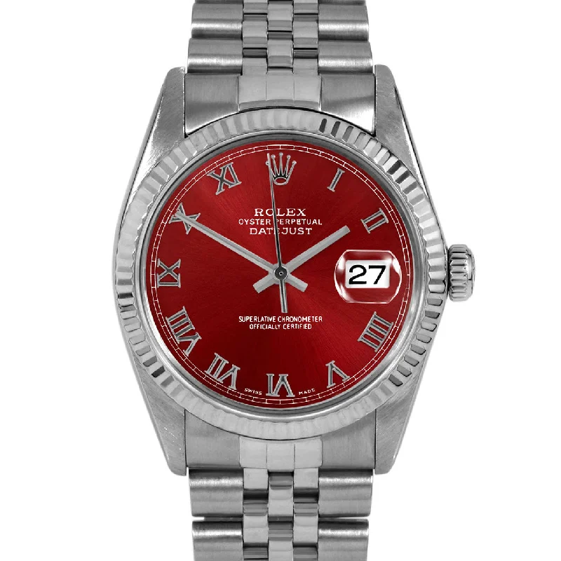 Rolex Datejust 36mm | 16014-RED-ROM-FLT-JBL