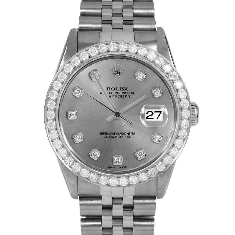 Rolex Datejust 36mm | 16014-SLT-DIA-AM-25CT-JBL