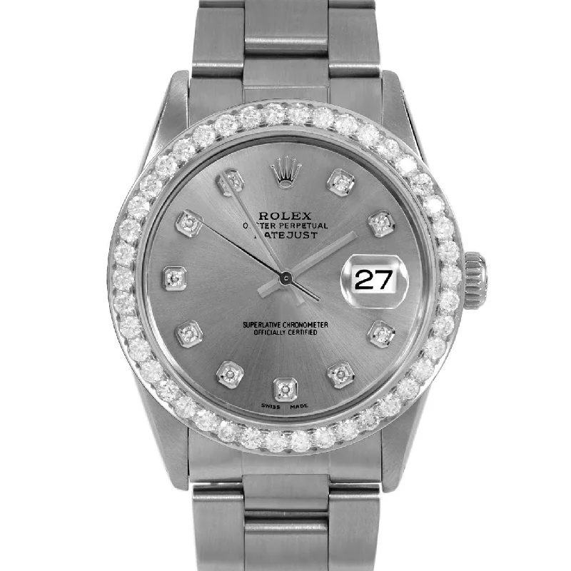 Rolex Datejust 36mm | 16014-SLT-DIA-AM-25CT-OYS