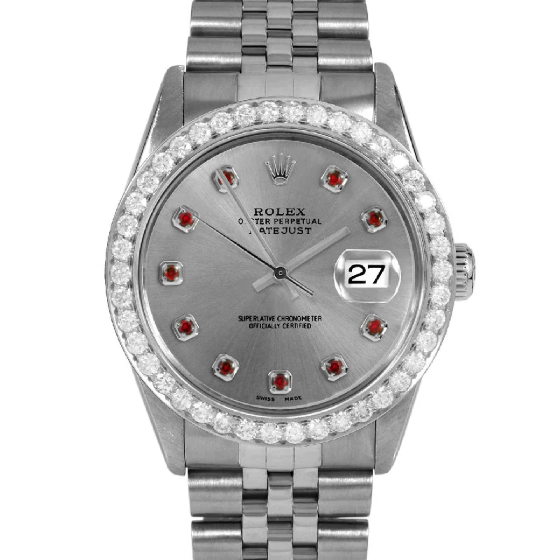 Rolex Datejust 36mm | 16014-SLT-RBY-AM-25CT-JBL