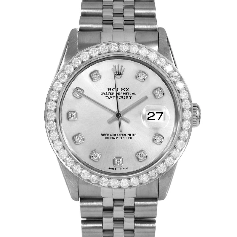 Rolex Datejust 36mm | 16014-SLV-DIA-AM-25CT-JBL