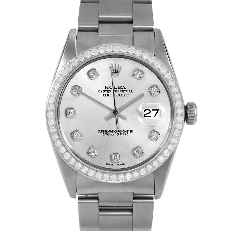 Rolex Datejust 36mm | 16014-SLV-DIA-AM-BDS-OYS