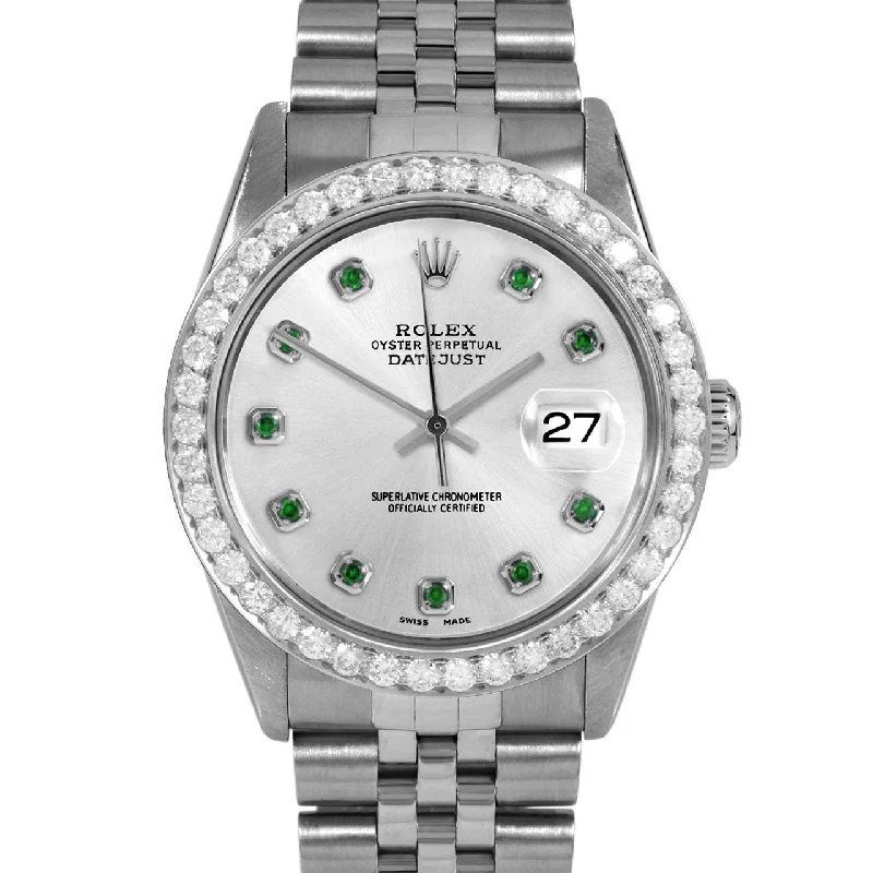 Rolex Datejust 36mm | 16014-SLV-EMD-AM-25CT-JBL