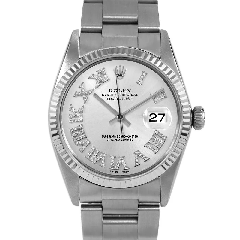 Rolex Datejust 36mm | 16014-SLV-FDR-FLT-OYS