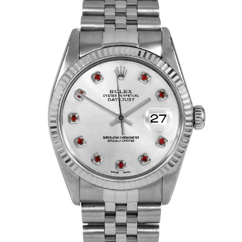 Rolex Datejust 36mm | 16014-SLV-RBY-AM-FLT-JBL