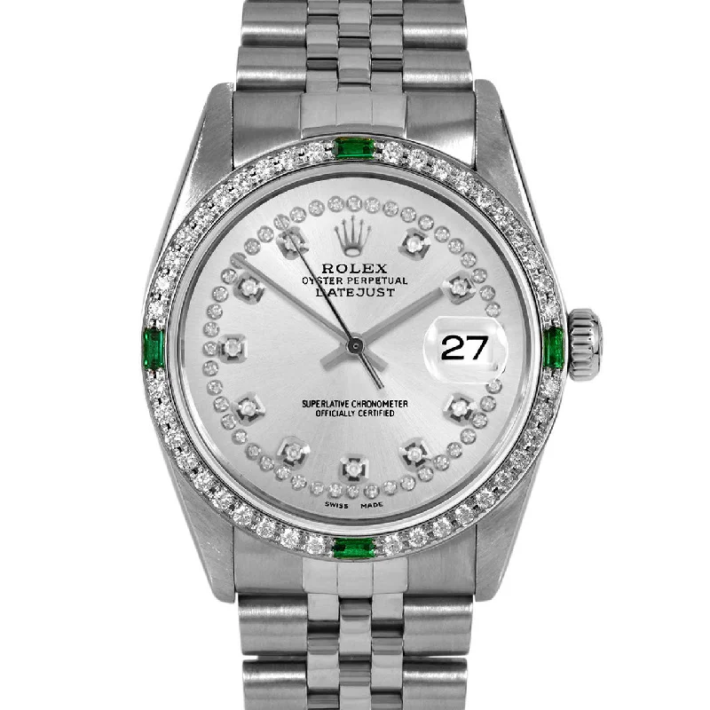 Rolex Datejust 36mm | 16014-SLV-STRD-4EMD-JBL