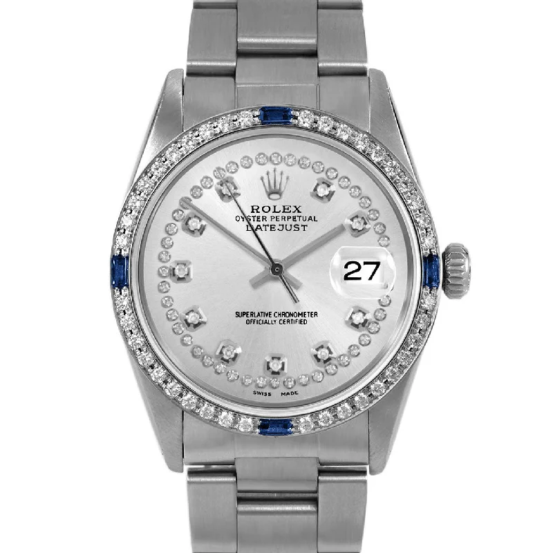 Rolex Datejust 36mm | 16014-SLV-STRD-4SPH-OYS